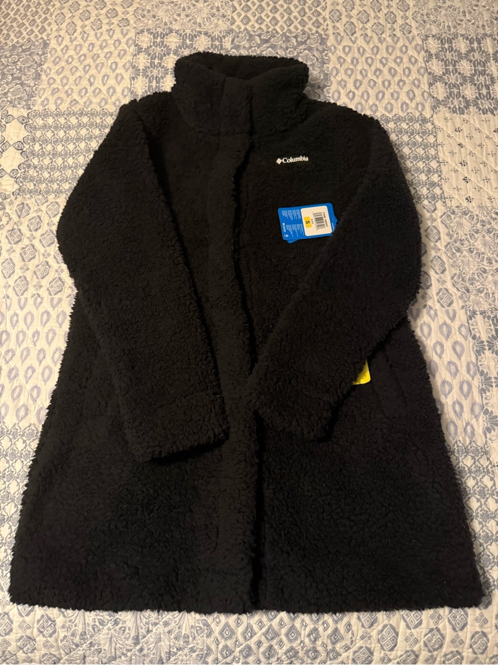 Columbia Women’s Black Sherpa Long Fleece Jacket